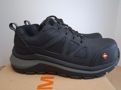 Merrell Fullbench Speed CF Work Shoes Black, Carbon Toe, Size 5 Men's New In Box