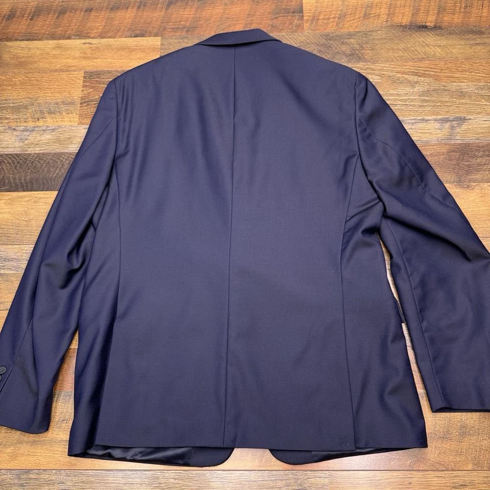 Blazer de lana Ryan Seacrest Suit Jacket 44R azul marino distinción Foto 2 de 4