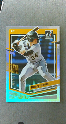 2023 Donruss Season Stat Line #112 Henry Davis Pirates #'d 310/380