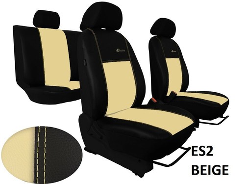 VW CADDY 7 SEATS 2015-2020 ARTIFICIAL LEATHER TAILORED SEAT COVERS - Picture 16 of 19
