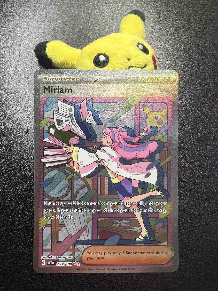 Error Miriam 251/198 Special Illustration Rare Scarlet Error Miriam 251/198 Special Illustration Rare Scarlet
