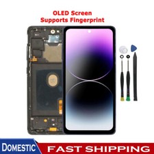OLED For Samsung Galaxy S20 FE 4G G780 LCD Display Digitizer Touch Screen Frame
