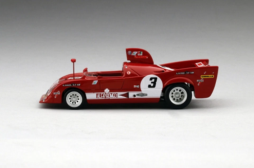 True Scale 1/43 ALFA ROMEO T33 TT12 #3 M.ANDRETTI A.MERZARIO WATKINS GLEN 1975 - Immagine 3 di 4