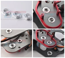 GPM 7075 Alloy Transmission Bearing Cap Mount for LOSI 1/4 PROMOTO-MX Motorcycle