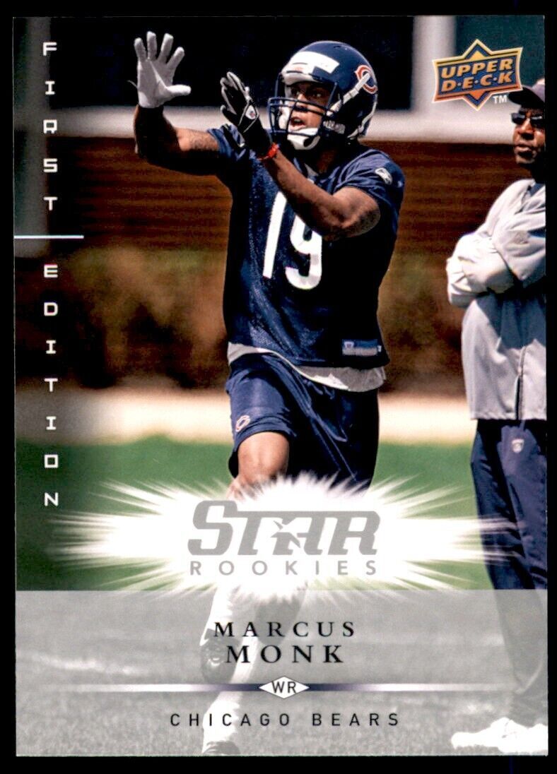 2008 Upper Deck First Edition #176 Marcus Monk – Bears (RC)