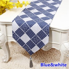 1pc Japanese Floral Table Runner Tablecloth Non Slip Wedding Party Decor