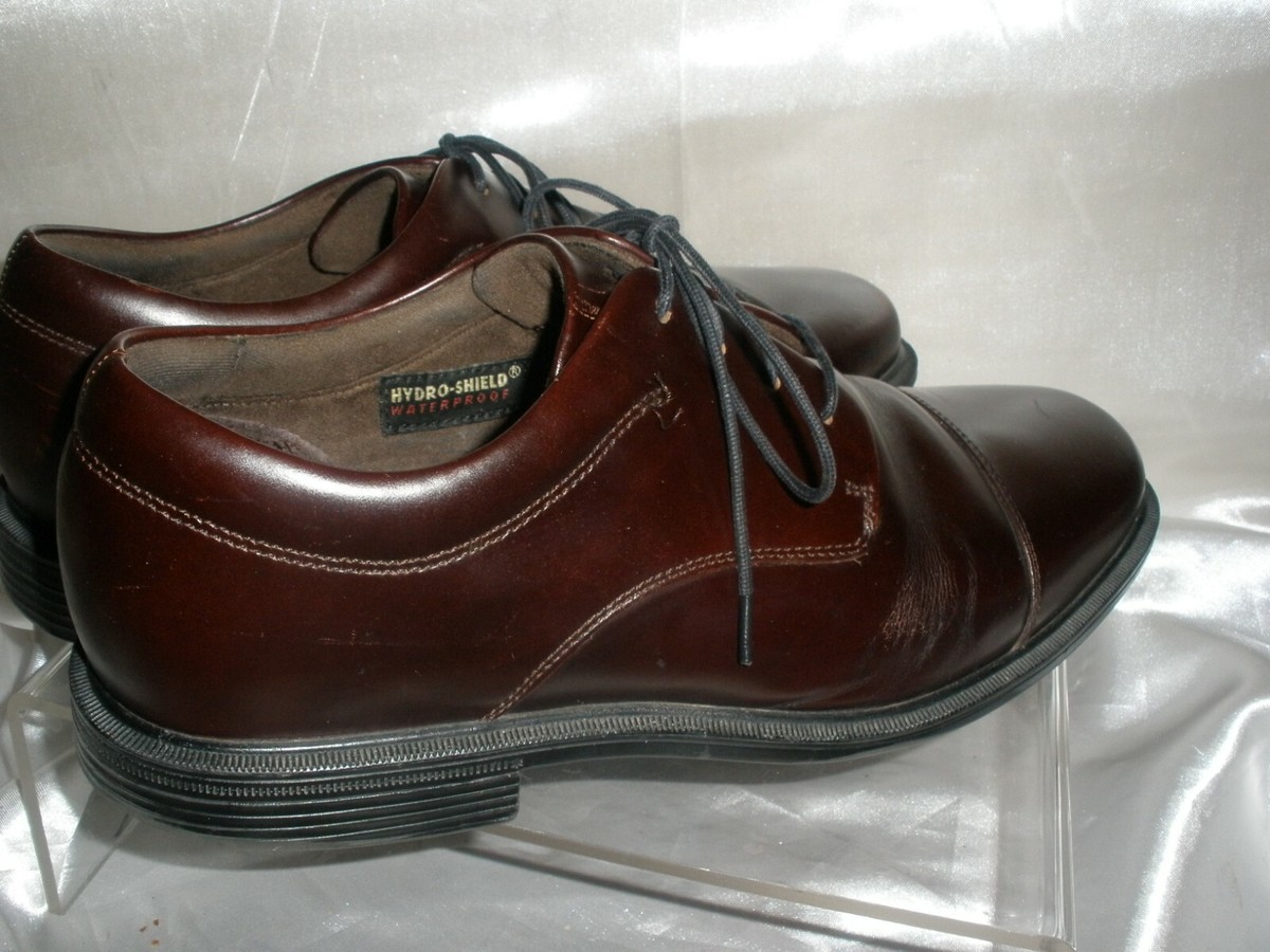 Rockport Men’s Burgundy Genuine Leather Cap Toe Reserve Oxford Shoes 9M ROCKPORT MEN main image 2