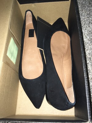 frye sienna leather ballet flats