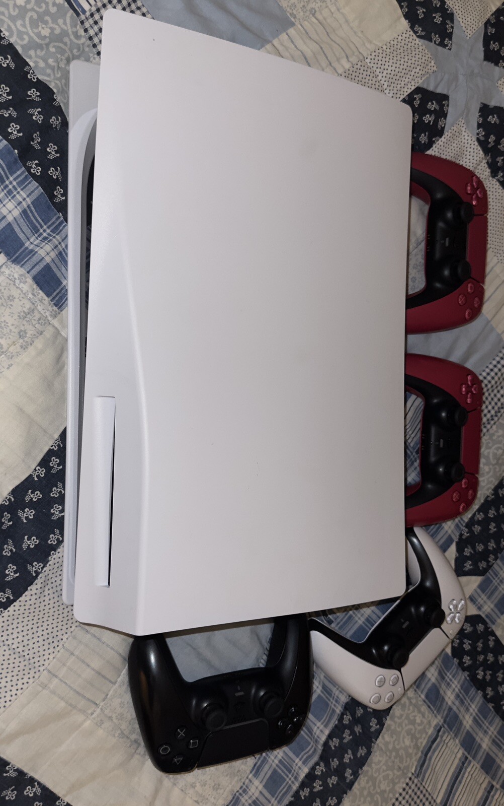 Playstation 5 with 4 Controllers-image