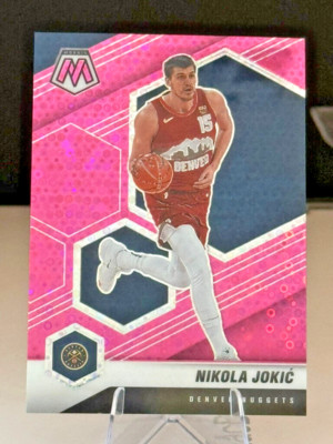 2020-21 Mosaic Nikola Jokic Fast Break Pink /20 PSA 10 GEM MT