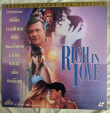 Rich In Love Letterbox Laserdisc LD Albert Finney Jill Clayburgh NM