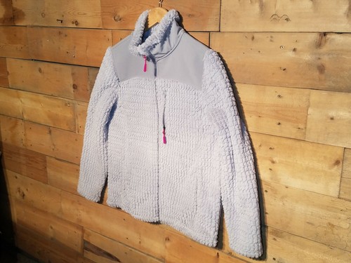 Made For Life Womens Sz Med Gray Zip Up Faux Fur Jacket w Pockets - Swanky Barn - Picture 2 of 12