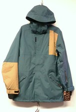 RHYTHM Men's SNOW NELSON Snow Jacket - Petrol Green - Medium - NWT LAST ONE