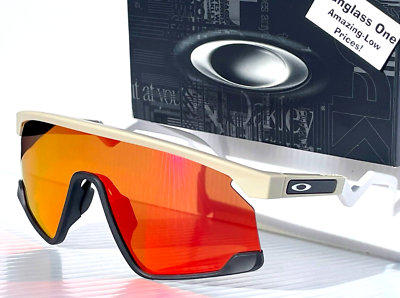 NEW Oakley BXTR Matte Desert Tan PRIZM Ruby Mirror Lens Sunglass