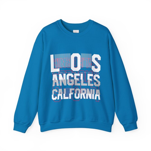 Los Angeles Sweatshirt, Cozy Crewneck, Casual Style, Gift for - 第 14/19 張圖片