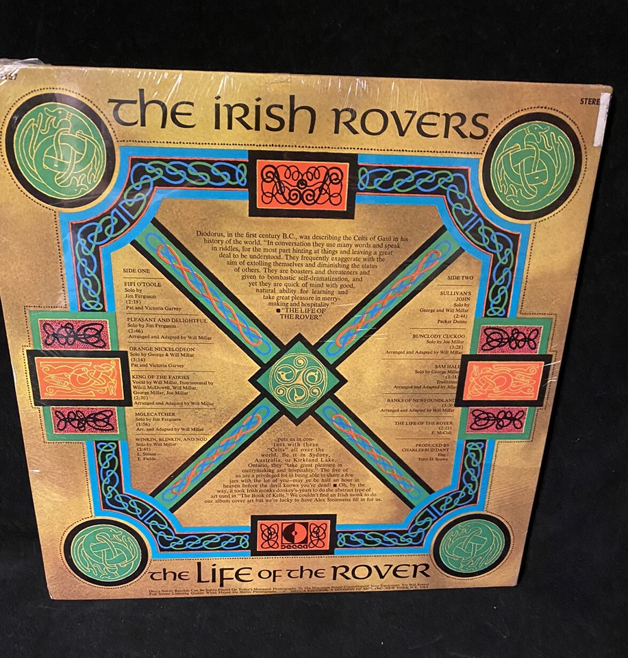 THE IRISH ROVERS “Life Of A Rover “LP ORIG 1969 Decca DL 75157 BRAND ...
