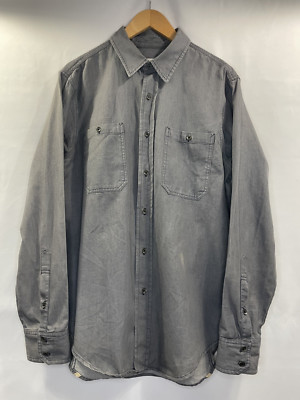 Rag & Bone NY Men's Button Up Long Sleeve Shirt, 16 1/2, Handmade in USA.