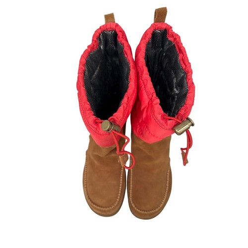 Columbia Pile Trooper Woman’s Suede Leather Mule Hiking Shoes brown Size 6 - Picture 3 of 9