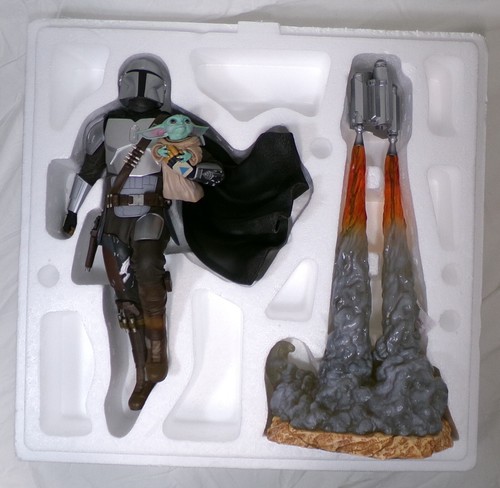 Dst Gentle Giant Star Wars Milestones The Mandalorien & Grogu 1/6 16 " Statue - Photo 4 sur 5