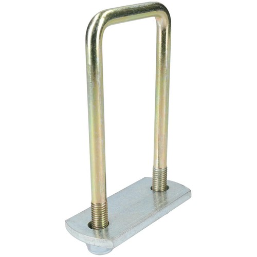 Paquete de 4 M10 50mm x 130mm U-Bolt N-Bolt con Placas y Tuercas ALTA TRACCIÓN - Imagen 3 de 4