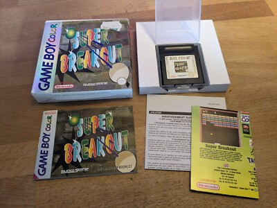 Super Breakout Nintendo Gameboy Color OVP CIB Boxed