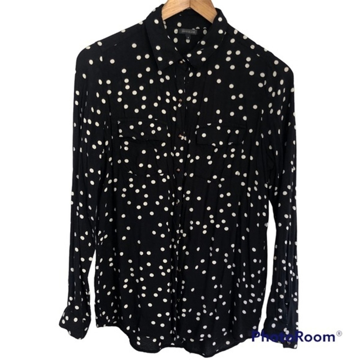 river island polka dot blouse