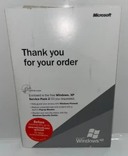 Microsoft Windows XP Service Pack 2 CD SP2 Mailer Mail Order -HTF