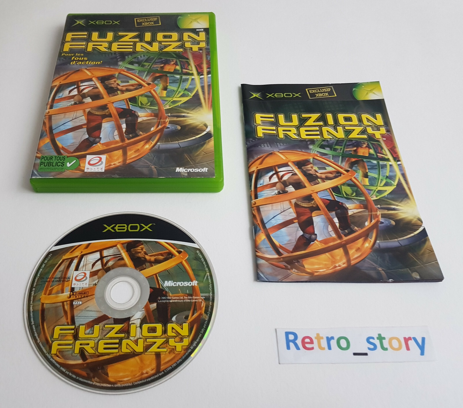 Microsoft Xbox - Fuzion Frenzy - PAL