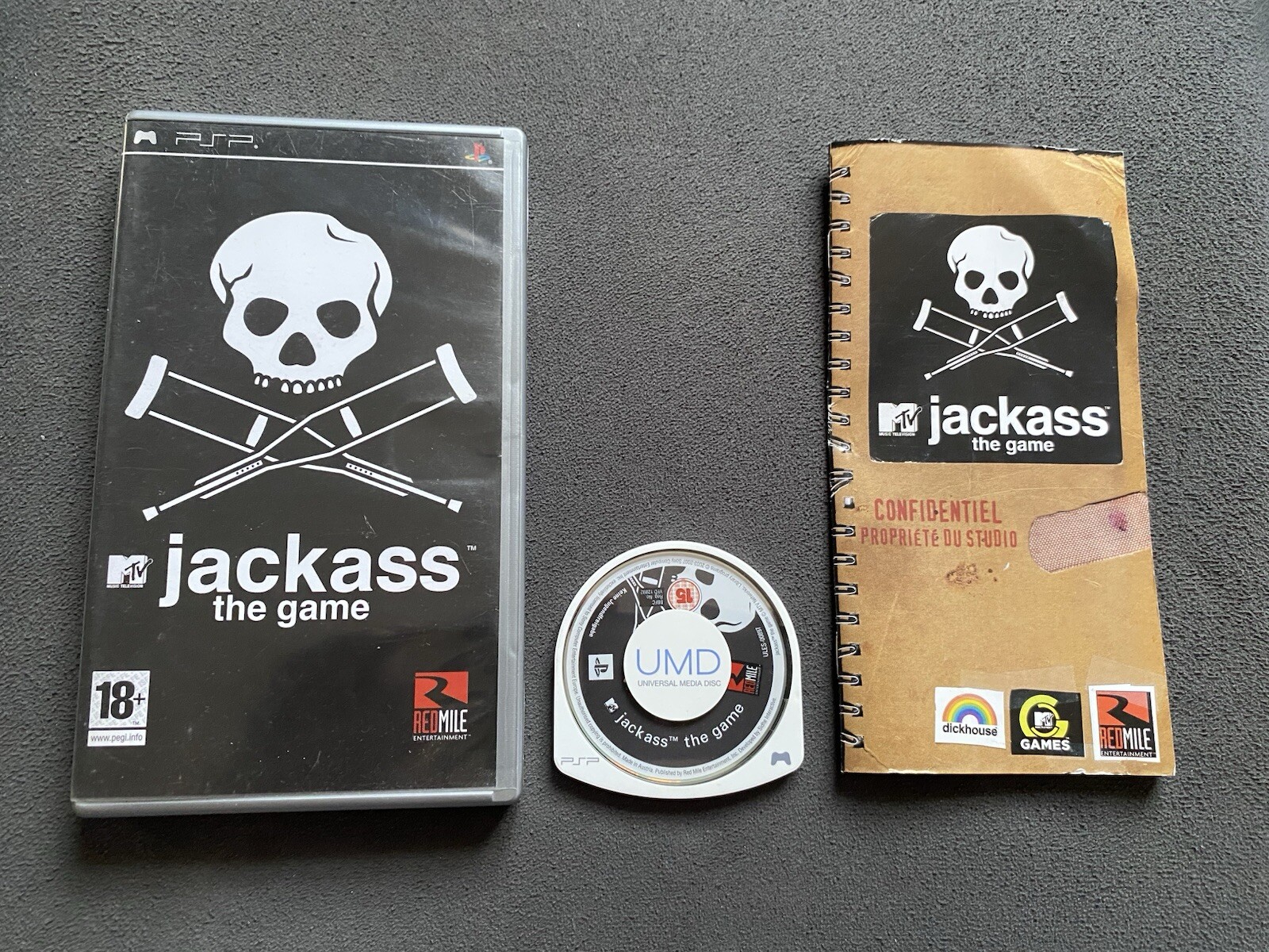 JACKASS THE GAME SONY PSP EDITION FR PAL COMPLET