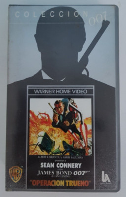 PELICULA VHS TAPE COLECCIÓN 007 - OPERACIÓN TRUENO