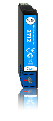1x Cyan für Epson WorkForce WF3620 3640 7110 7210 7610 7620 7710