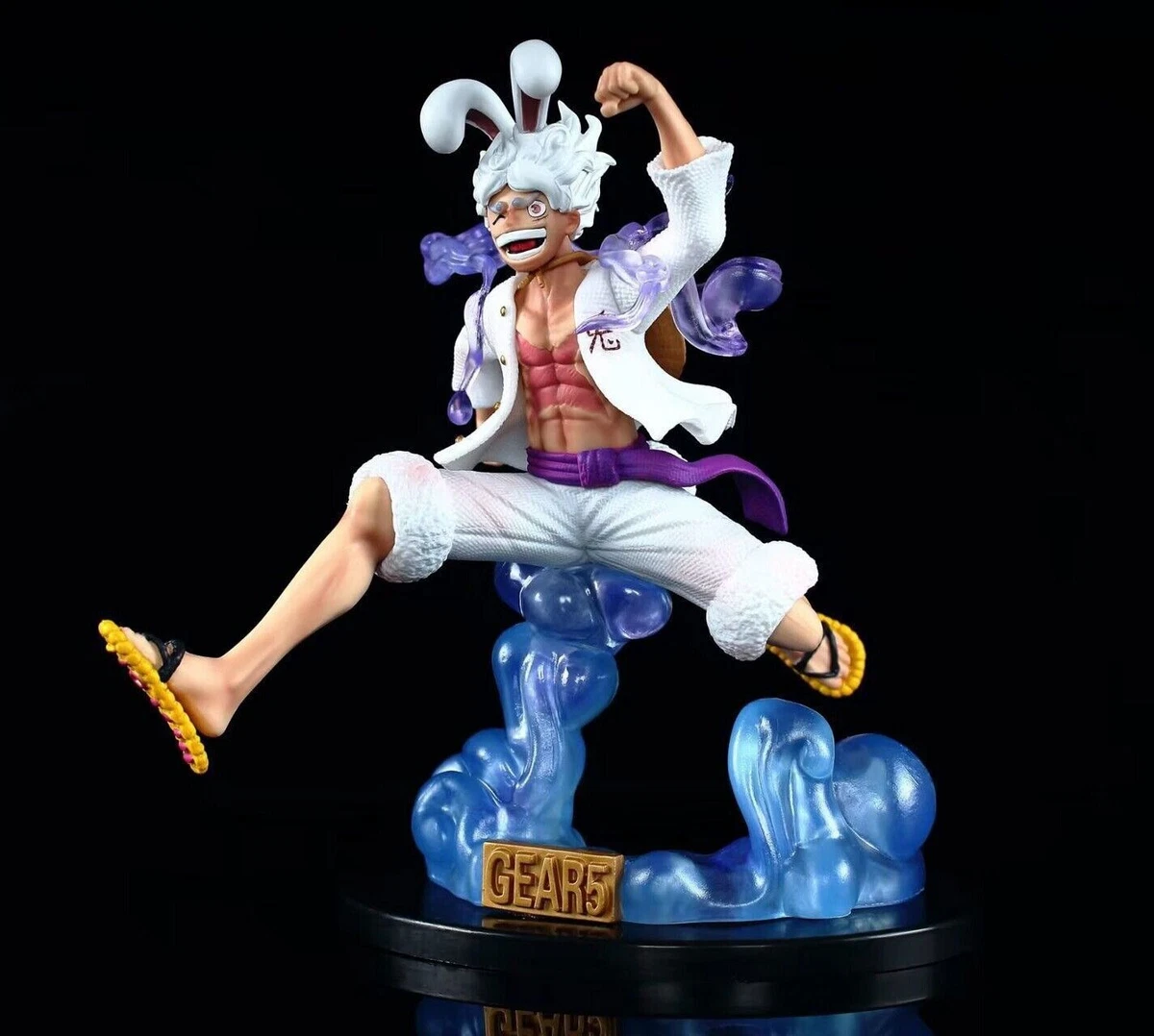 One Piece Action Figures - 10cm Luffy Sun God Nika Gear 5 PVC Model Figure  - ®One Piece Merch