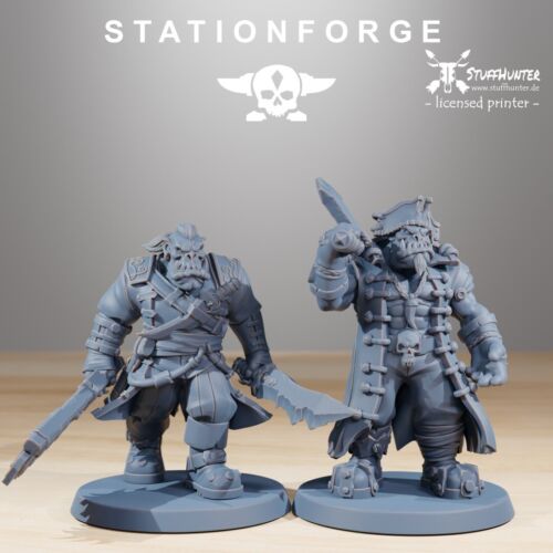 Orkaz Pirates Infantry Set (10) - Station Forge - Space Grimdark 28-32mm - Picture 2 of 8