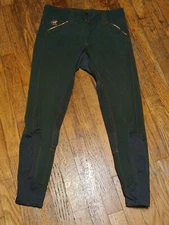 Piper By Smartpak Riding Pants Women’s Dark Green  Equestrian Breeches Size 26R