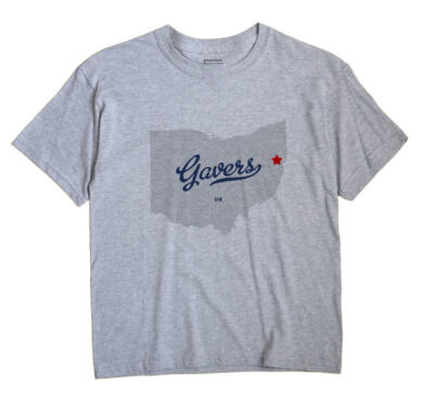 Gavers Ohio OH T-Shirt MAP