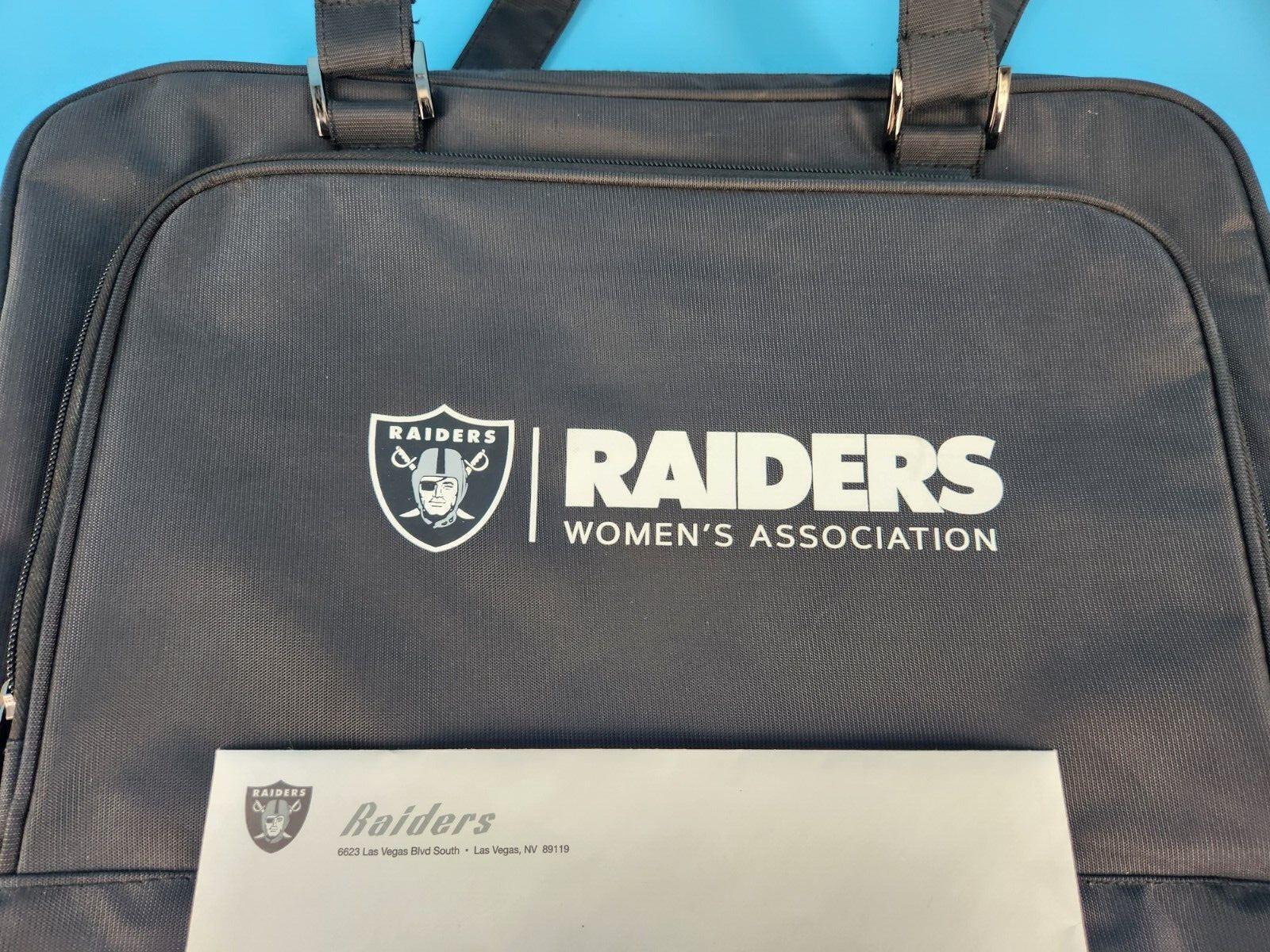 RARE Raiders Las Vegas Oakland NFL Women's Association Padded Laptop