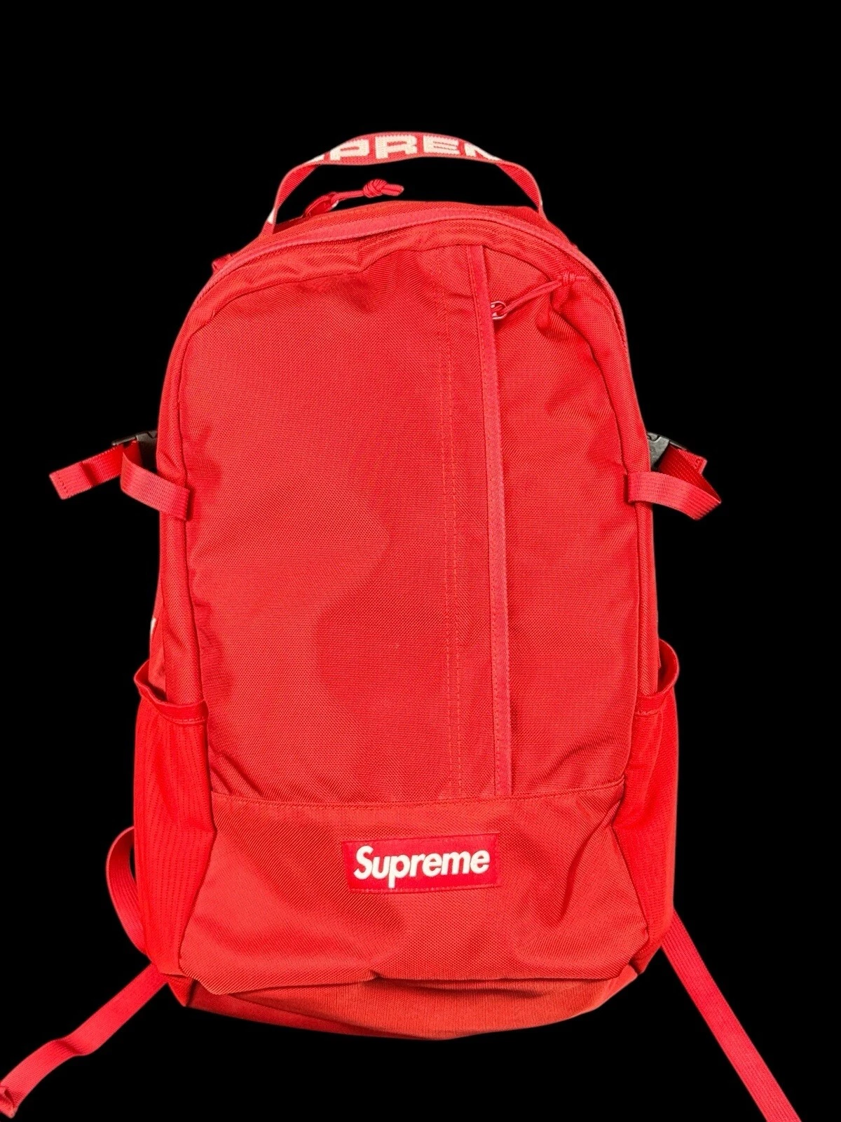 Sac à dos Supreme Cordura SS18 Ripstop nylon rouge   100% authentique