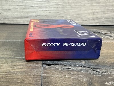 2 LOT -SEALED SONY Video8 MP P6-120MPD & HG P6-120HGD 120 mins