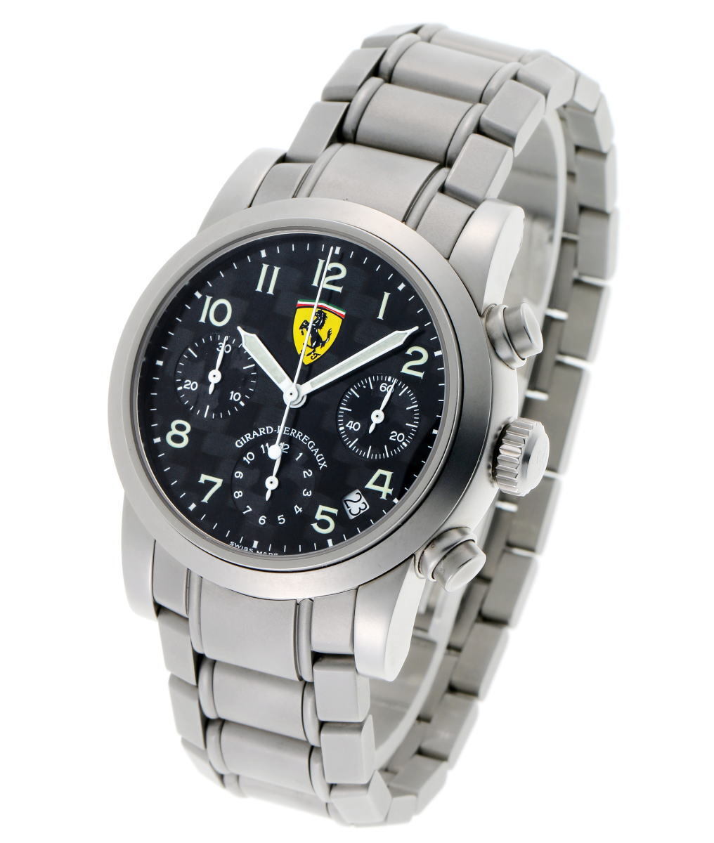 GIRARD-PERREGAUX Ferrari Chronograph Automatic Date Wristwatch