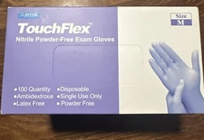 INTCO TouchFlex Nitrile Powder-Free Exam Gloves ( 300 gloves ) M latex Free