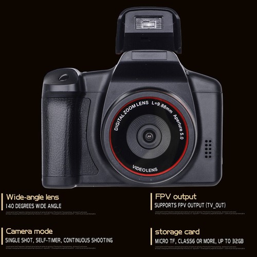 Digital SLR Camera 16X Zoom 16MP Vlogging Video Camera w/ 3 Inch TFT LCD Screen - Picture 6 of 8
