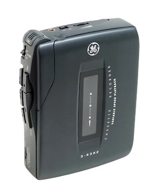 GE 3-5362 Handheld Cassette Recorder