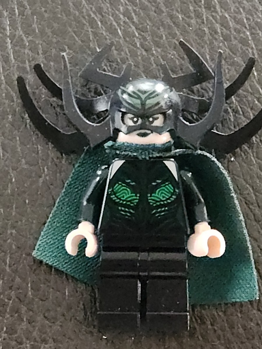Lego Hela Minifigure sh406 76084 Thor Marvel Super Heroes Rare