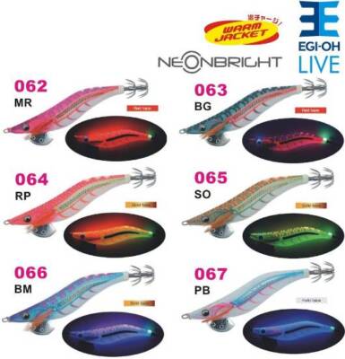 YAMASHITA EGI OH LIVE NEON BRIGHT Squid Fishing Eging Lure 3.0 | eBay