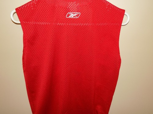 Camiseta deportiva sin mangas para jóvenes Reebok roja talla M NUEVA - Imagen 2 de 4