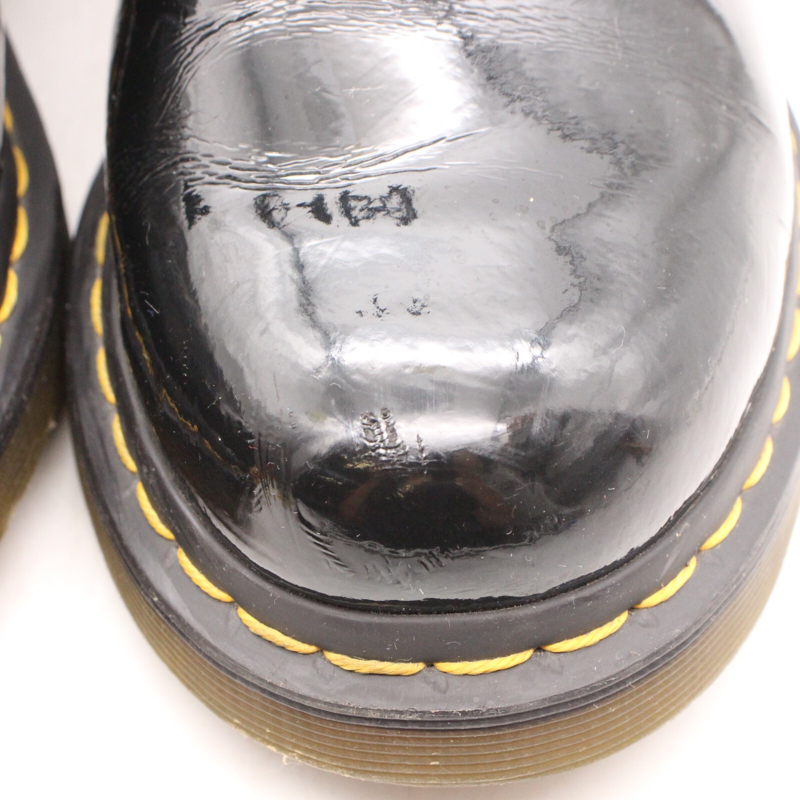 Doc Dr Martens 1460 W Women's Size 7 Black Patent Leather Combat Boots thumbnail 12