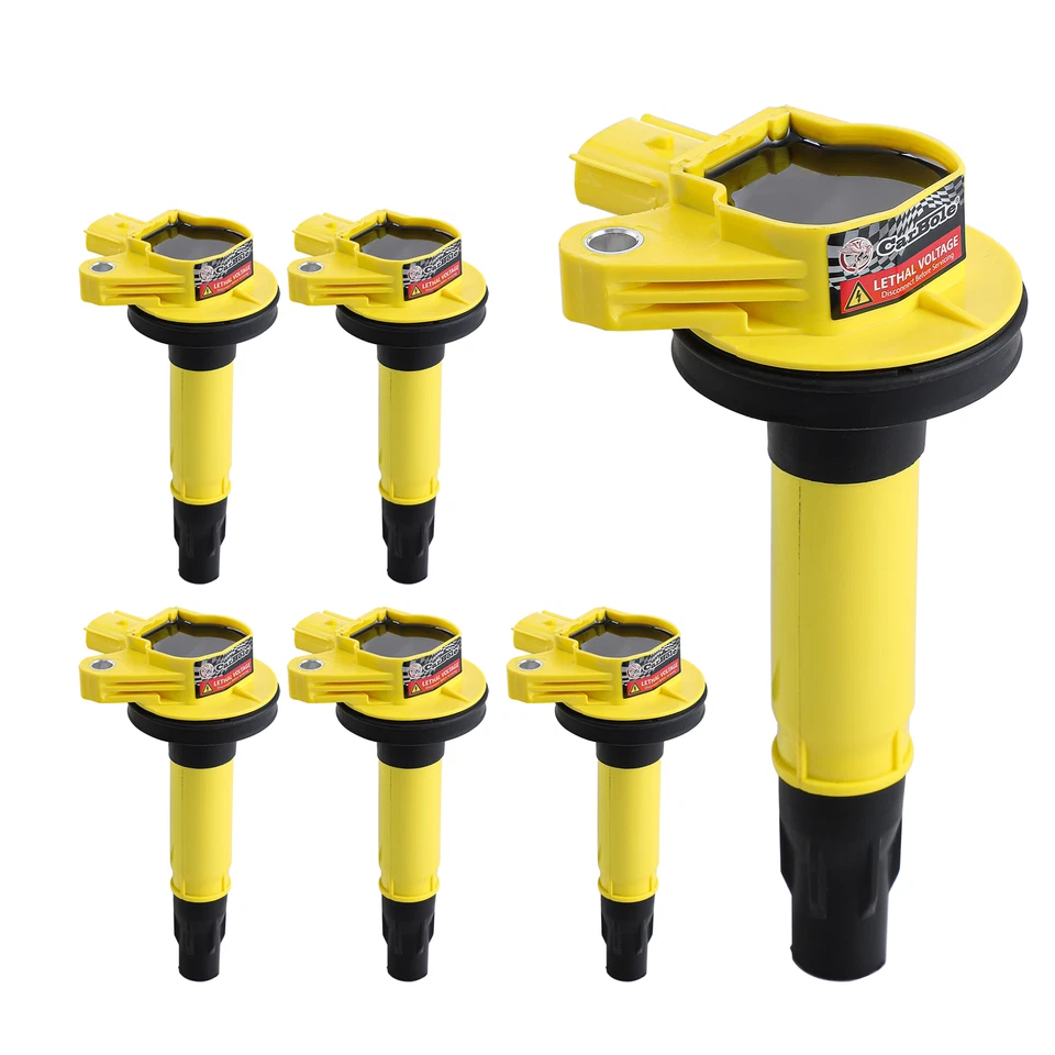 6Packs Ignition Coil&Platinum Spark Plug For For 2007-2010 Lincoln MKX Premium - Image 3 of 4