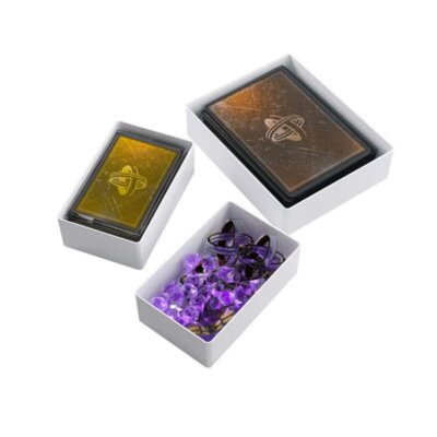 Gamegenic - Token Silo Card Add-On White, Weiß - 3 Fächer für Token Silo