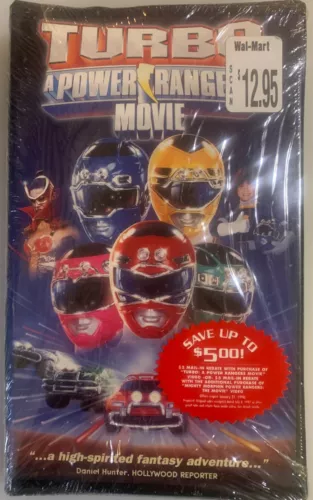 Turbo: A Power Rangers Movie CLAMSHELL (VHS, 1997) brand new factory-sealed