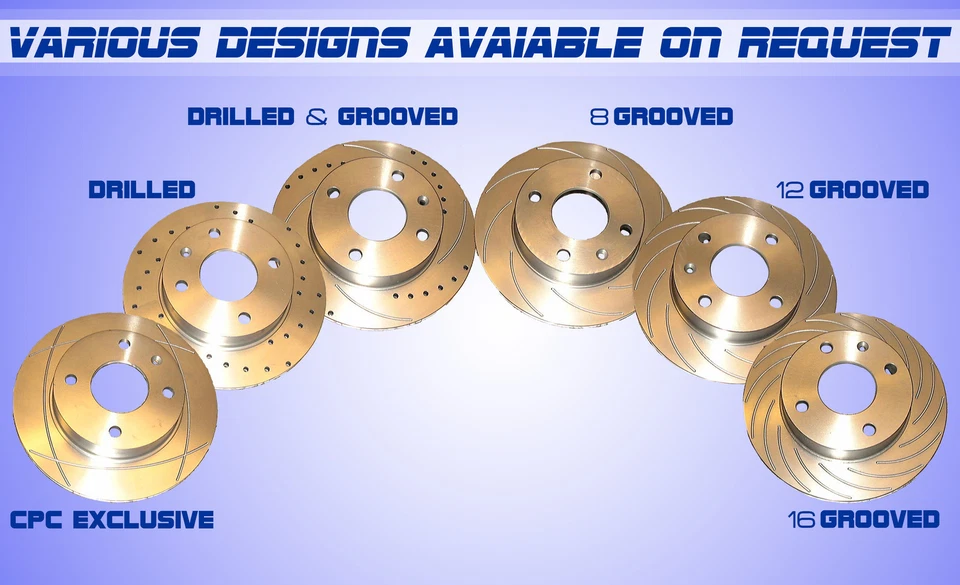 PARA HONDA CIVIC TIPO R EP3 DISCOS DE FRENO RANURADOS PERFORADOS DELANTEROS EBC PASTILLAS DE MATERIAL ROJO Foto 2 de 2